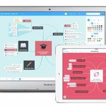MindMeister on MacBook, iPad and iPhone