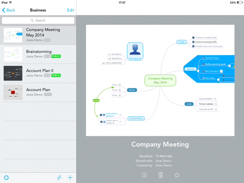 MindMeister 6.2: Mind mapping on iPhone & iPad