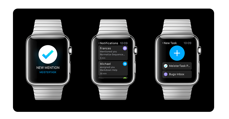 MeisterTask on Apple Watch - manage tasks on iPhone