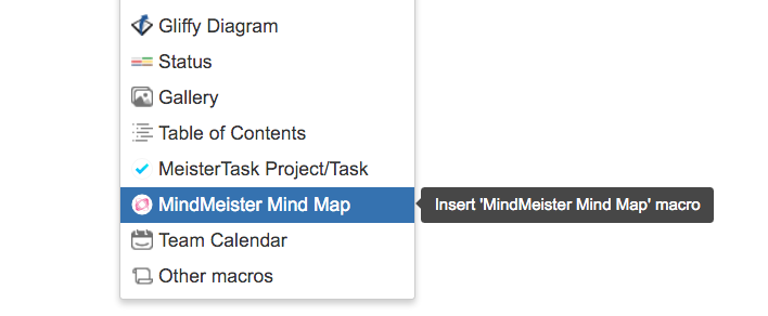 Select MindMeister Mind Map from the menu
