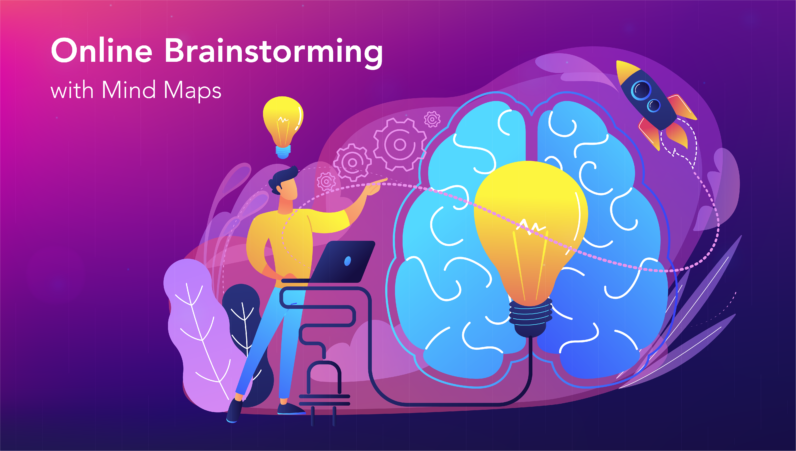 Online Brainstorming with Mind Maps