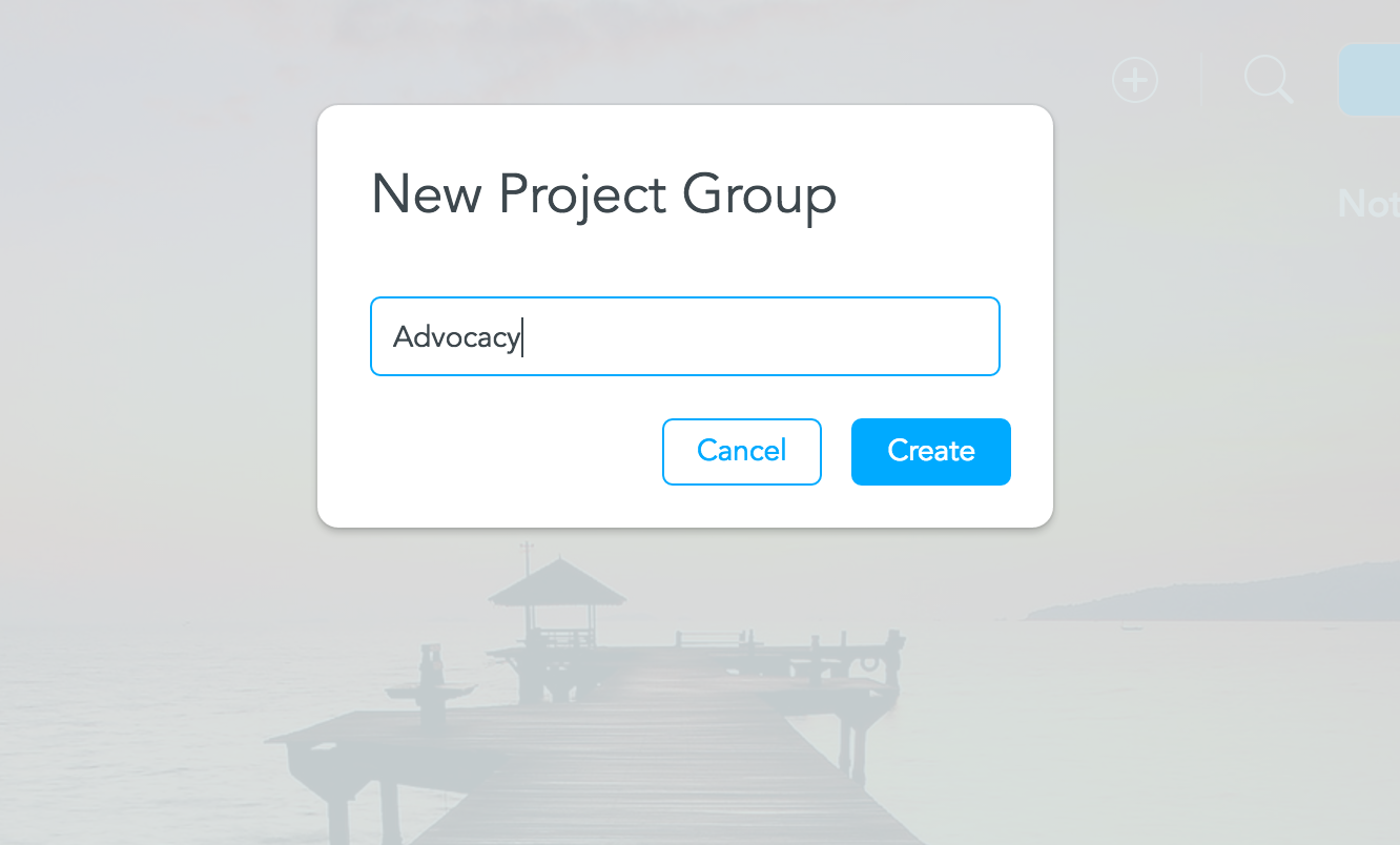 naming project groups meistertask