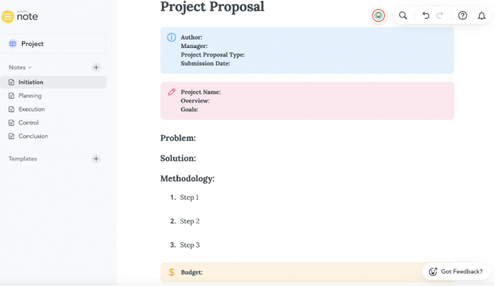 Project Documentation Proposal