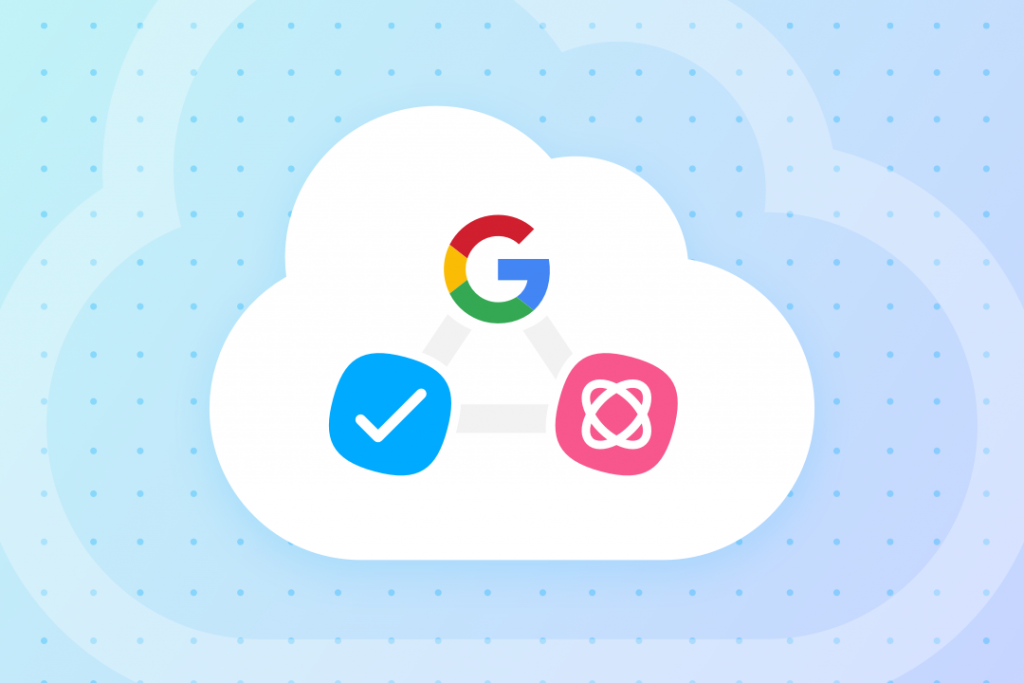 Cloud integration of MeisterTask, MindMeister and Google.